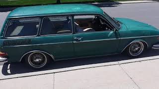 Vw 412 Variant Wagon Rare Volkswagen Bagged On Spokes