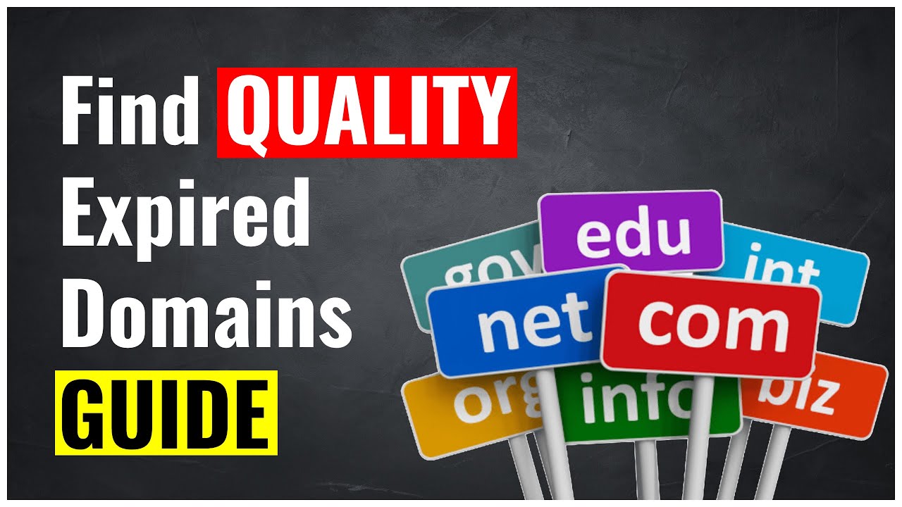 How To Find QUALITY Expired Domains Beginners Guide YouTube