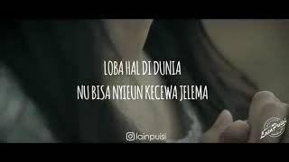 Nyaah Kanu Teu Nyaah 'Lainpuisi'