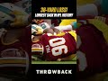 Longest sack in NFL history is WILD! #shorts #nflthrowback