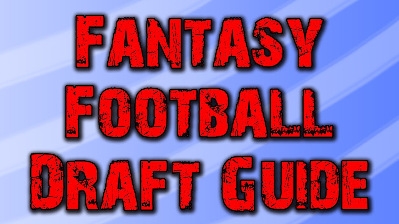 How to draft properly in your fantasy football league YouTube