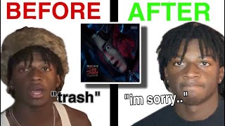 eminem's new song was so good I had to apologize. (Eminem - Fuel Ft. JID REACTION & REVIEW)
