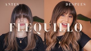 Cómo cortar el flequillo, peinarlo y productos favoritos | Valentina Arjona