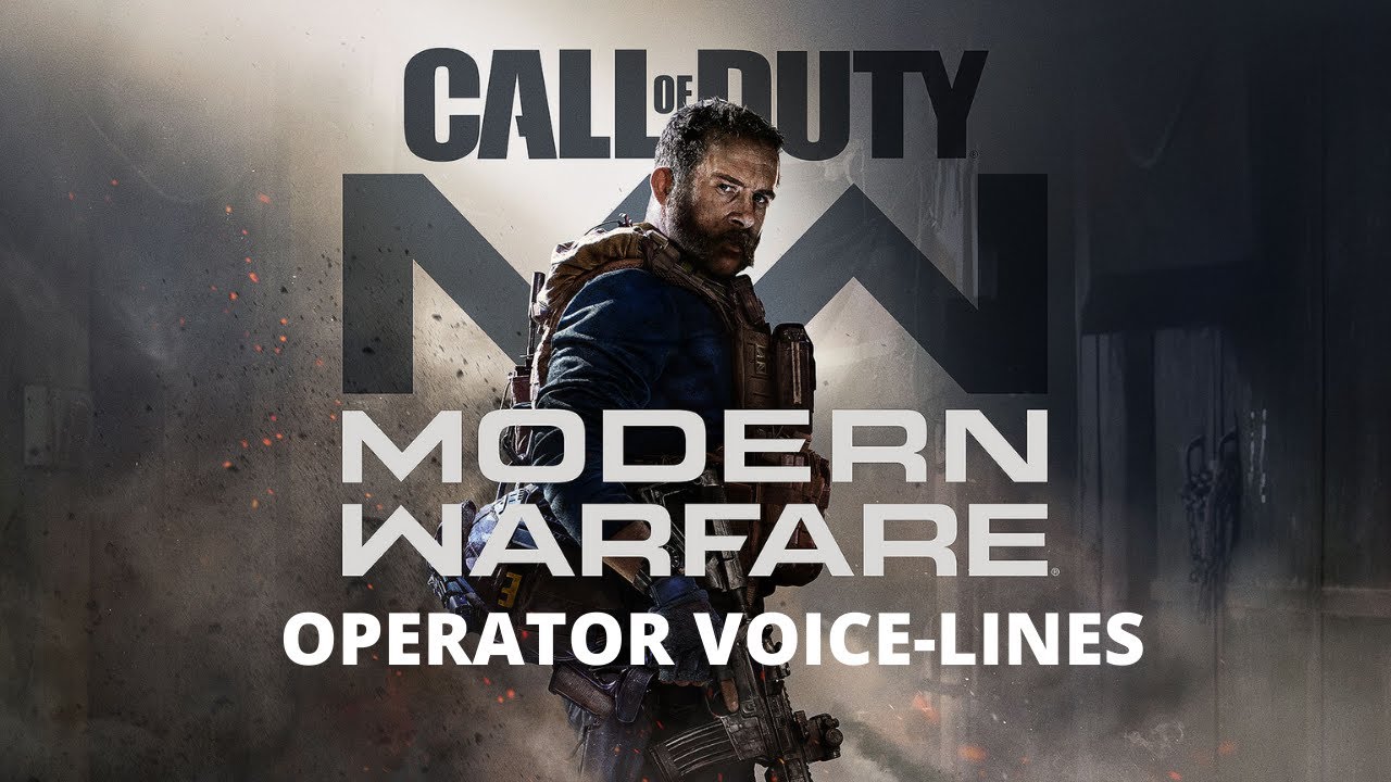 COD: Modern Warfare Voice-lines - Operator Syd