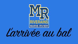 L’arrivée au bal de l'école Marie-Rivier