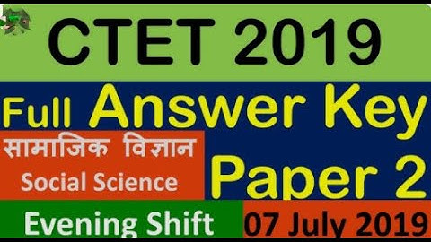 CTET QUESTION PAPER JULY 2019 SST PORTION PAPER 2 SOLUTION WITH FULL EXPLANATION  [ BY AARTI MISHRA]