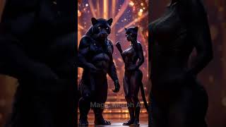 Girl Transforms Into Panther On Stage Magic Morphing Fusion Dance Unreal Transformation