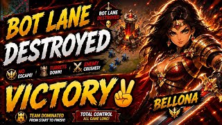 Bellona Crushed 🔥Bot Lane💥 | Bellona Victory ✌️ | Legend of Ace