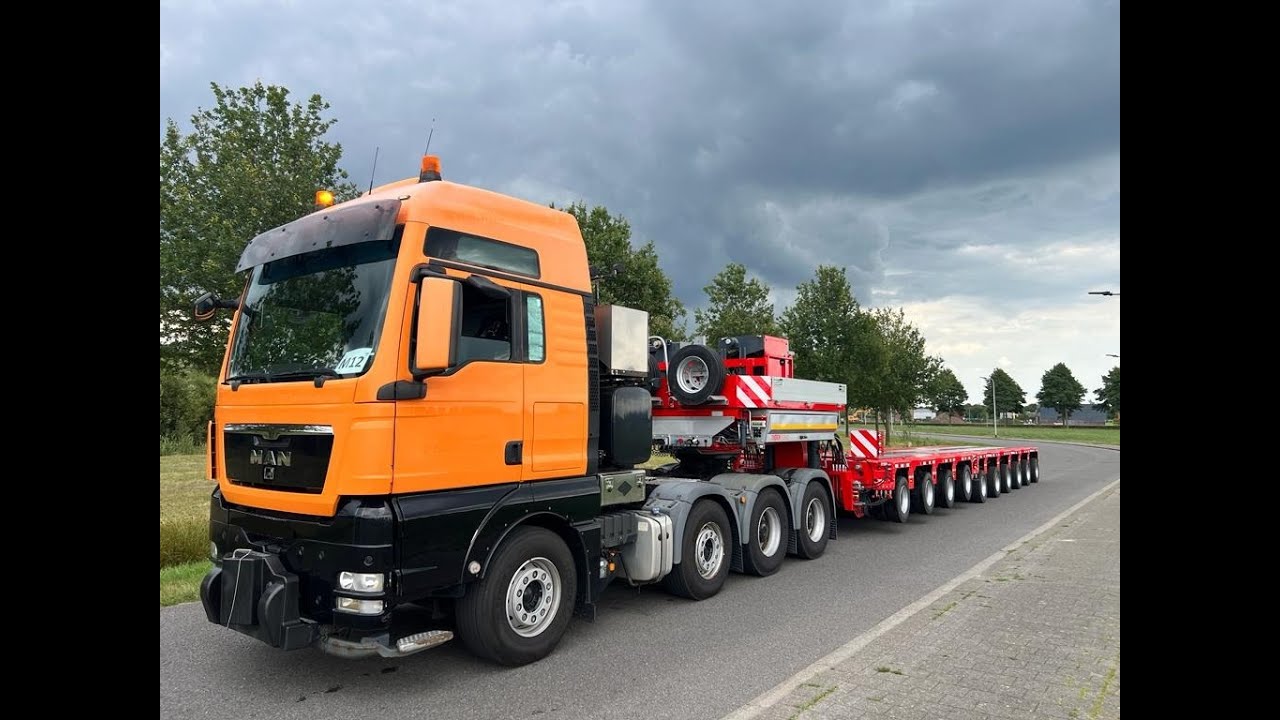 NEW Scheuerle TIIGER UHD 4 & 6 axle modules + Gooseneck | De Borg ...