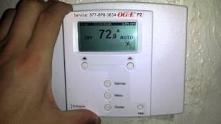 6 OGE OG&E energate SmartTemp  Thermostat Smart hours Smarthours Breaking my HVAC