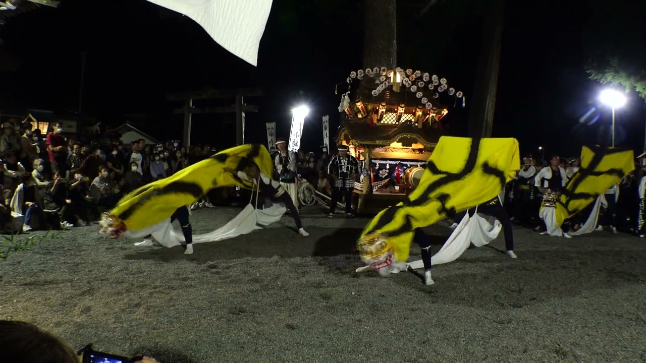 2023大槌まつり１６日（向川原虎舞）小鎚神社宵宮