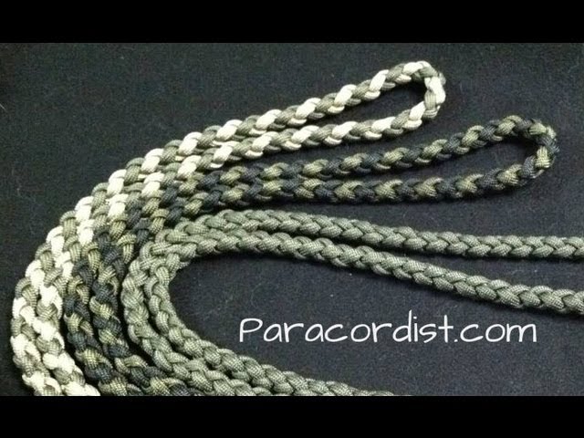 Paracordist how to tie a four strand round braid with paracord for