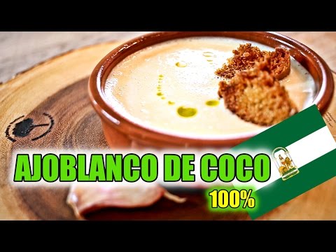 AJOBLANCO DE COCO I RECETA ANDALUZA