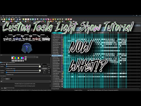 Beginning basics of custom Tesla light show programming with xLights