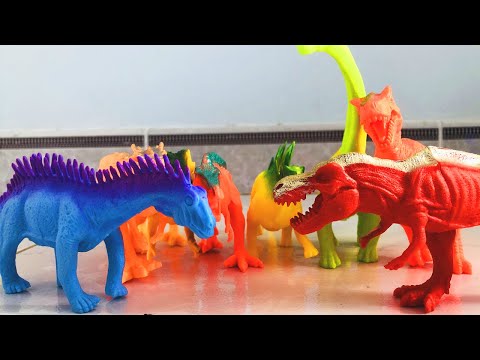 Video Khủng long bạo chúa dạ quang khủng long gai cổ dài... - youtube