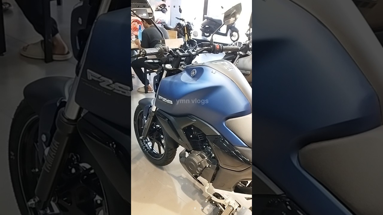 FZ-S V4 🔥 Matte Blue BS6 2025