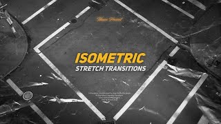 Isometric Stretch Transitions Premiere Pro Presets