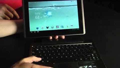 Quick Look at the ASUS Eee Pad Transformer