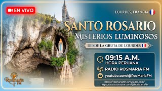 🔴 EN VIVO | Santo Rosario desde la Gruta de Lourdes 🇫🇷 | Misterios Luminosos 🙏