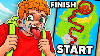 I WALKED Across the FULL GTA5 MAP (it took 3 hours)