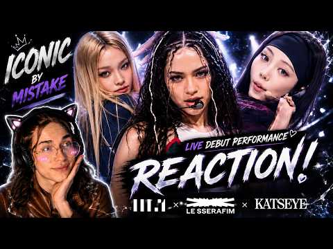 IROHA?! "ICONIC BY MISTAKE" Mnet Live Performance REAKTION | ILLIT, KATSEYE, LE SSERAFIM
