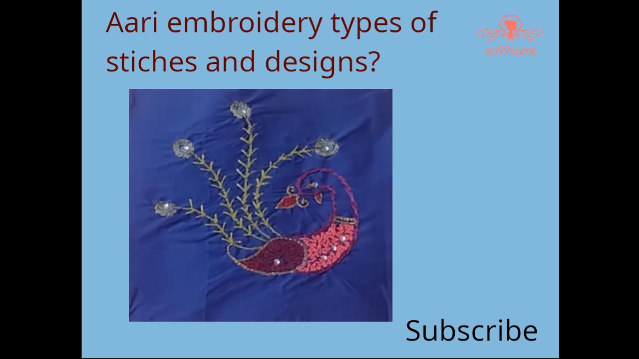 Aari Work For Beginners Types of Stitches and designs- Aari lessons day ...