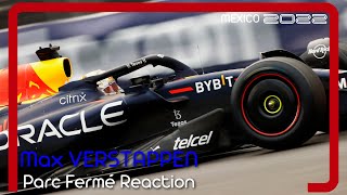 What Max Verstappen said - Post Qualifying | 2022 Mexico Grand Prix