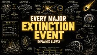 Every Major Extinction Event Explained Slowly (For Sleep)