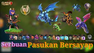 Serbuan Pasukan Bersayap | cLan MahaRdika | Clash of Clans