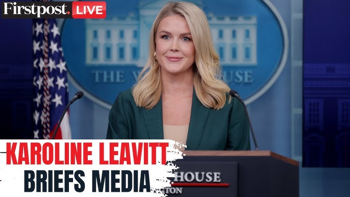 White House Briefing LIVE: Press Secretary Karoline Leavitt Holds Presser |  N18G - YouTube