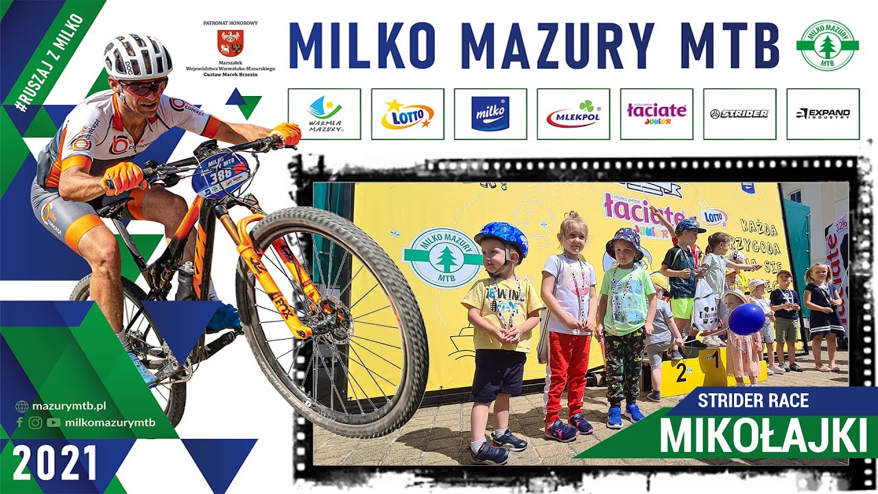 Milko Mazury MTB 2021 Etap 3 Mikołajki -Łaciate Junior Strider Racing