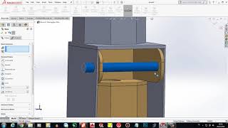 Hinged pole (solidworks)