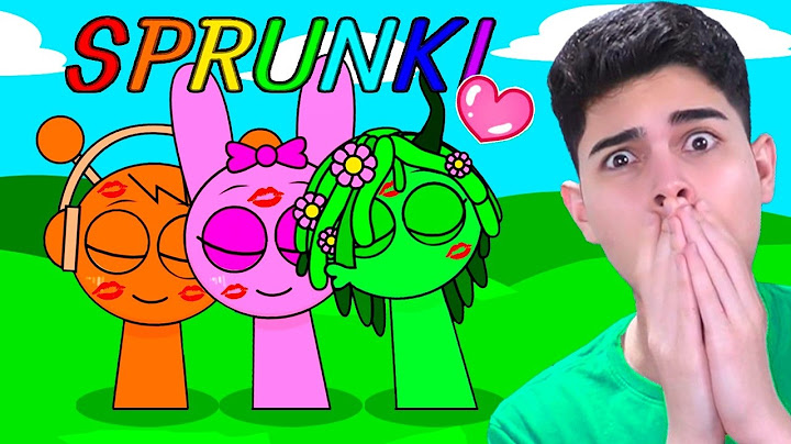 TODOS OS CASAIS DO SPRUNKI SE BEIJARAM!