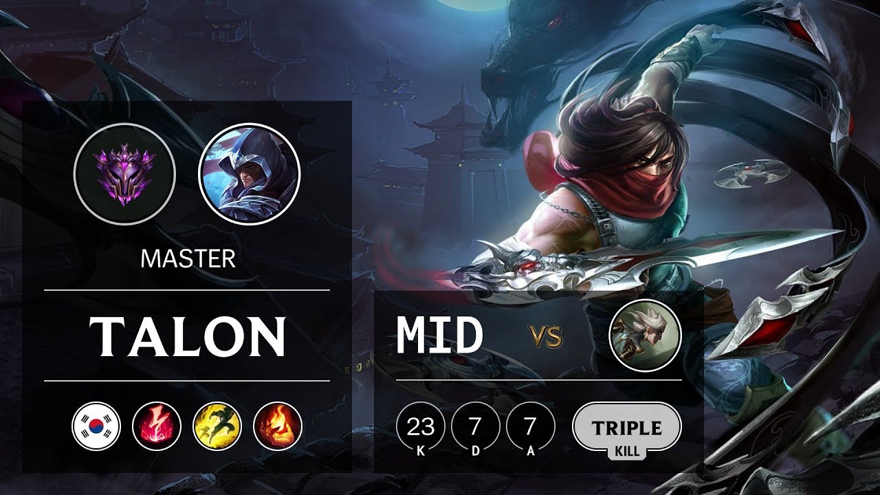 Talon Mid vs Camille - KR Master Patch 9.13