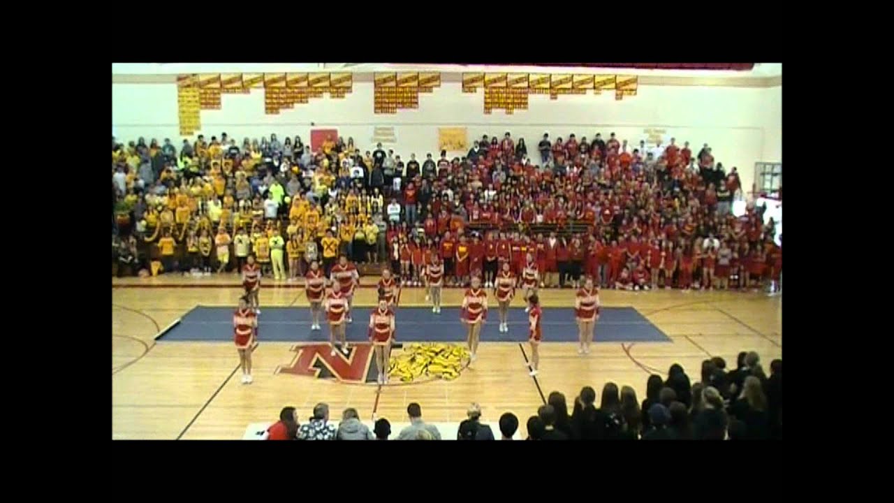 NHS Cheer Color Wars Assembly 2012 - YouTube