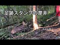 【くくり罠】足跡スタンプの是非 #137