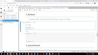 8. Python in Tamil  - Boolean Literals(DataType)