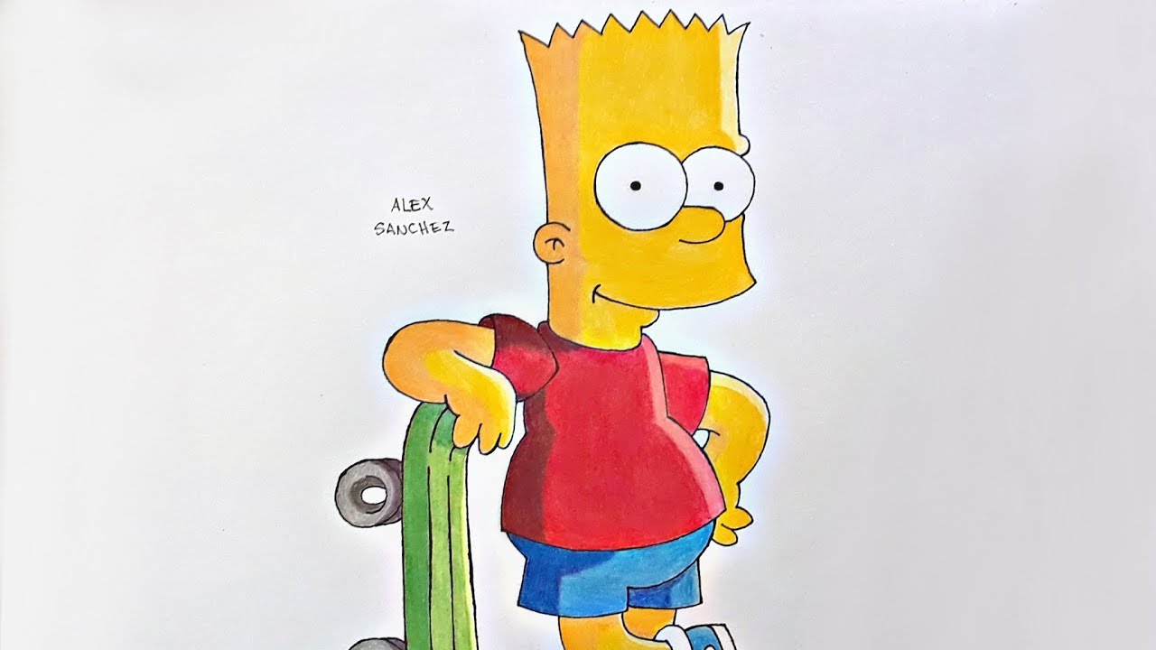 Como Dibujar a Bart Simpson | How to Draw Bart Simpson | The Simpson | ALEX  STAR - thptnganamst.edu.vn