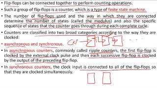 Counters(finite state machine)