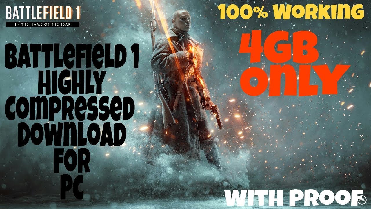 (4gb)Battlefield 1 Highly compressed download for pc l No survey l Full