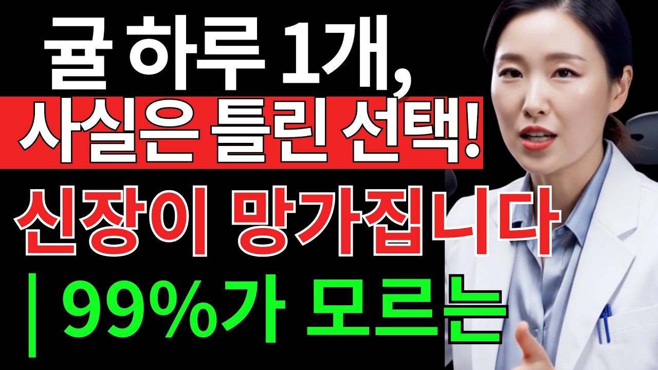 시니어가 매일 먹는 계란, 신장 기능을 조용히 망가뜨릴 수 있습니다 | 시니어