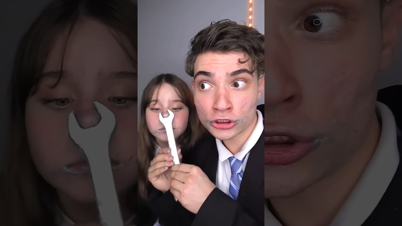 Младший брат раскрывает свой забавный трюк! 