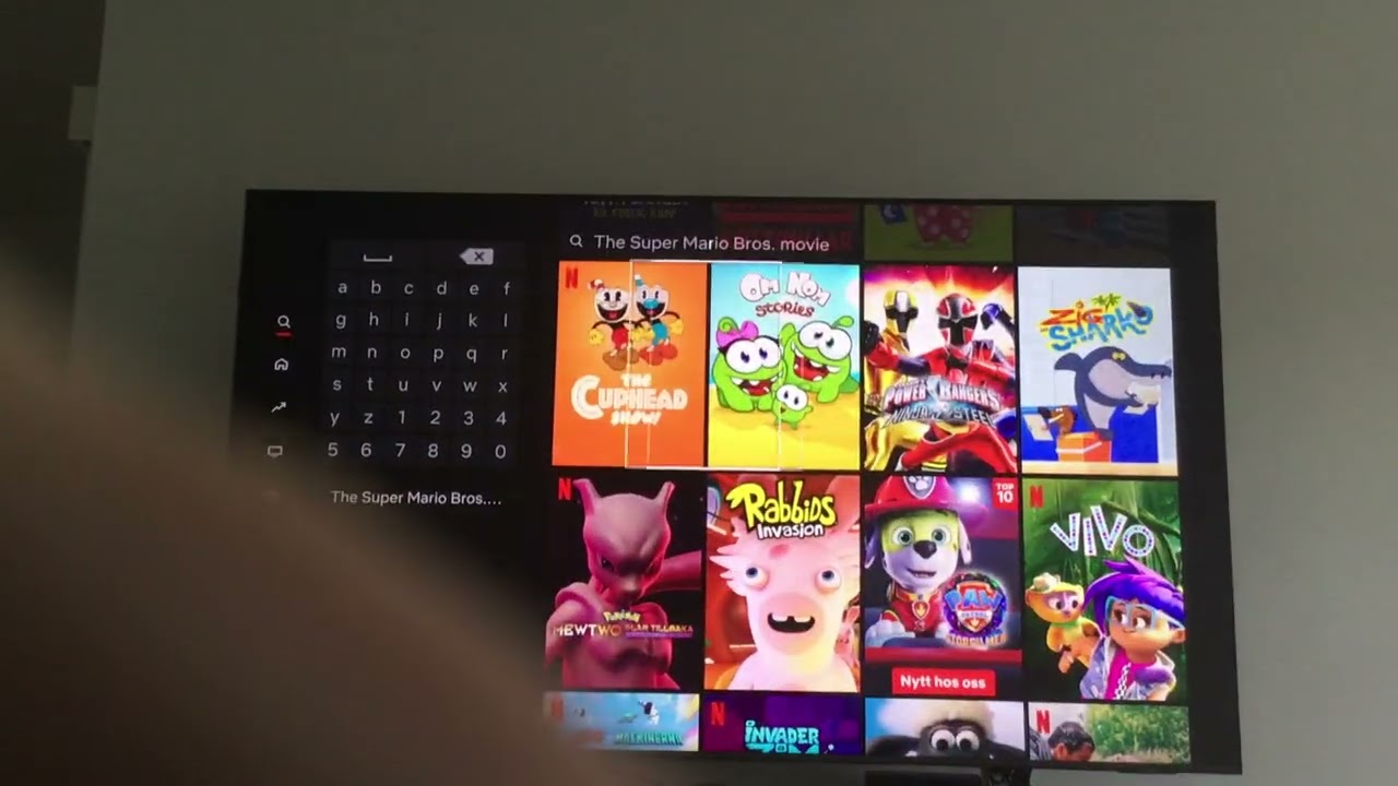 I can find Mario movie in Netflix