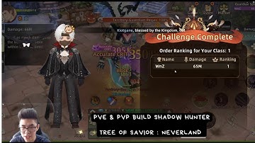 Ultimate Shadow Hunter Build & Skill Rotation Guide --Tree of Savior: Neverland