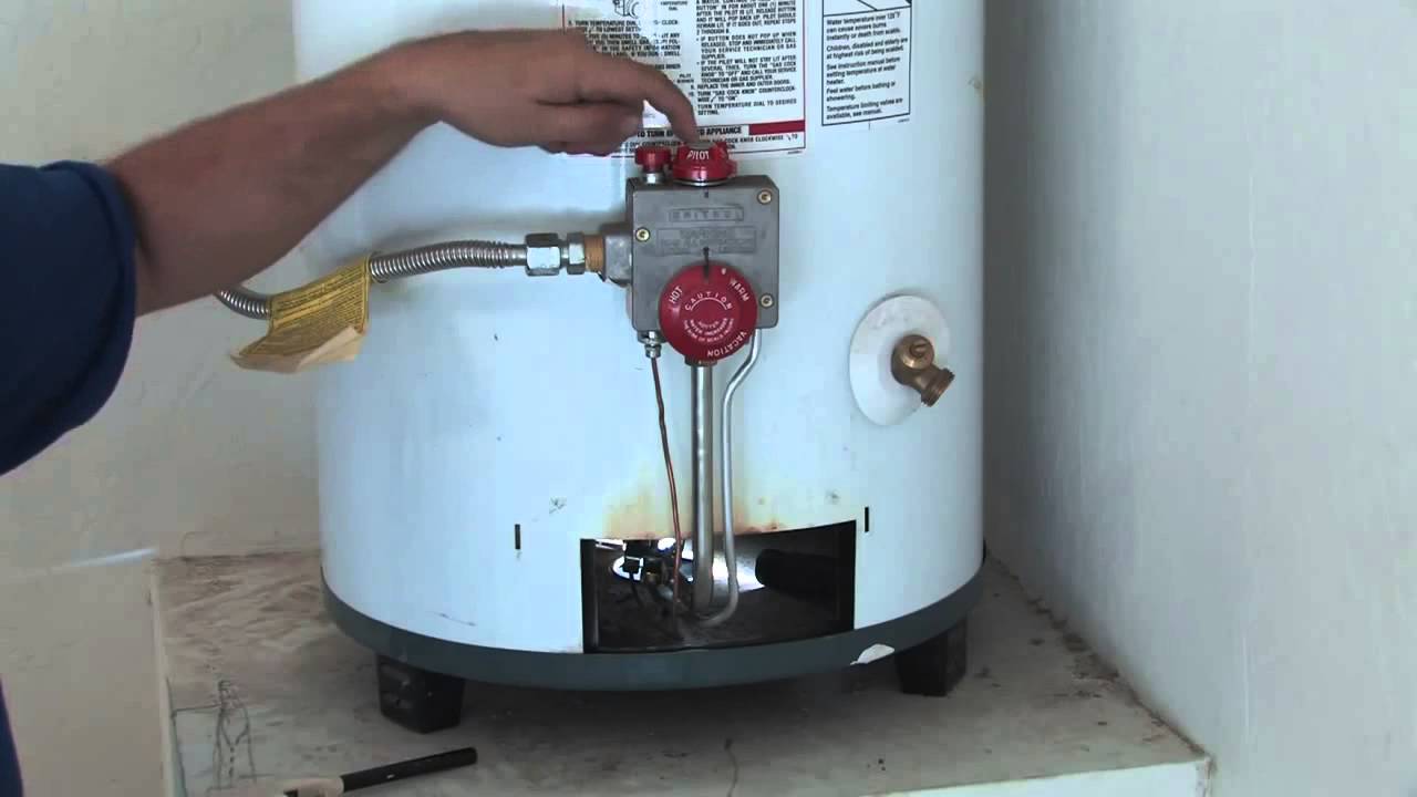 How to Troubleshoot the Pilot in a Hot Water Heater YouTube