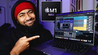 The New Macbook Pro M1 Max is INSANE!! | Music Production Test (Best Laptop for Producers??)