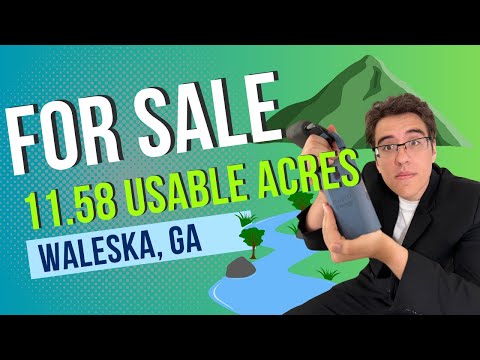🏔️ 11.58 Acres in Waleska for Sale with Mountain Views