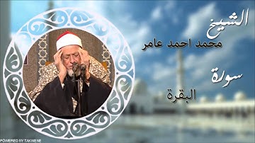 سورة البقرة   الشيخ محمد احمد عامر