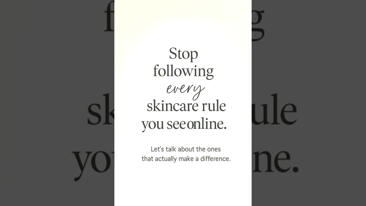 Stop Doing 10 Steps — This Is All You Actually Need for Glowing Skin