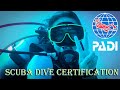 Getting PADI Scuba Dive Certified